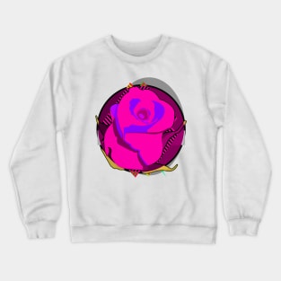 Pink Rose Crewneck Sweatshirt